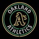 oakland athletics logo black