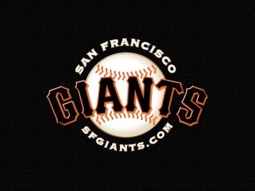 san francisco giants logo black