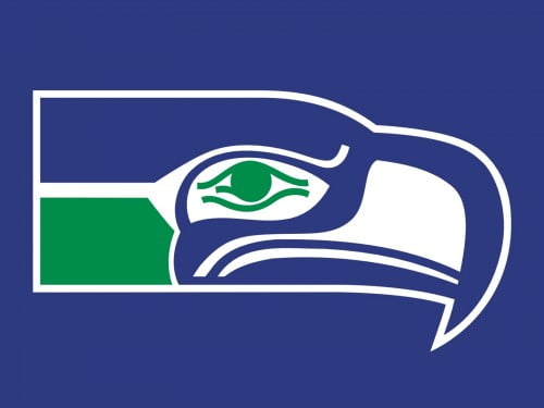 seattle seahawks old logo
