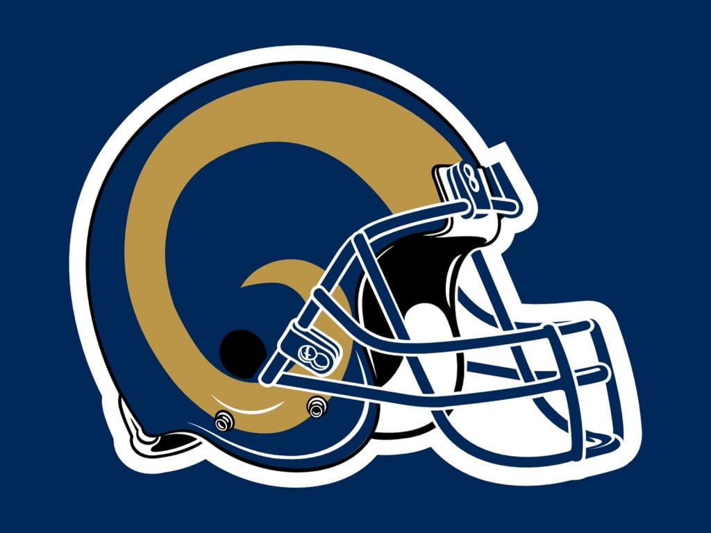 st louis rams helmet logo