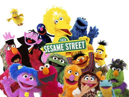 sesame street logo wallpaper