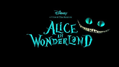 alice in wonderland logo wallpaper