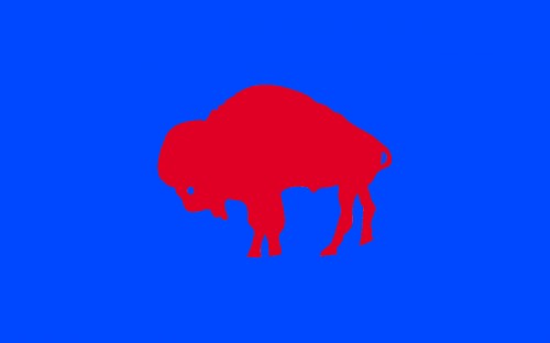 Old Buffalo Bills Logo Wallpaper Blue